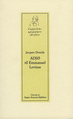 ADJØ TIL EMMANUEL LEVINAS