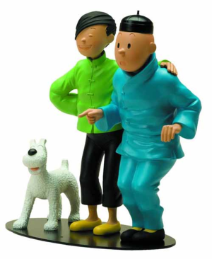 TINTIN FIGUR: TINTIN OG TCHANGS VENNSKAP