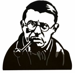 BOKSTØTTE: Jean-Paul Sartre