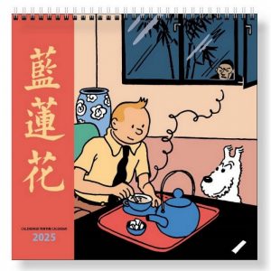 2025: TINTIN VEGGKALENDER