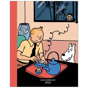 TINTIN KALENDER 2025 AGENDA DIARY