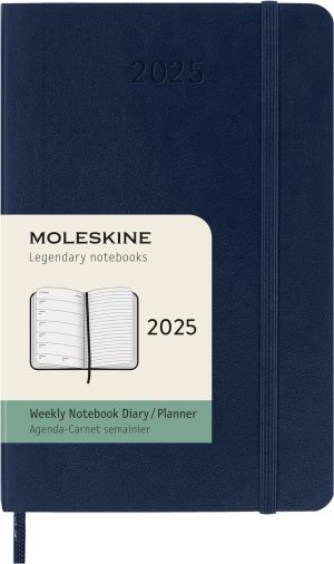 Moleskine Weekly Planner 2025 Sapphire Blue