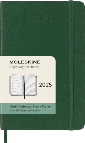 Moleskine Weekly Planner 2025 Myrtle Green